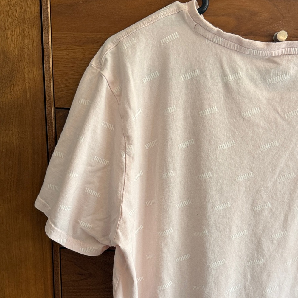 Puma Light Pink Short Sleeve Tee - Picture 4 of 4